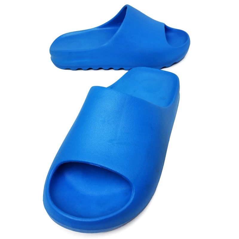 Синие шлепанцы женские Трендовые шлепанцы женские