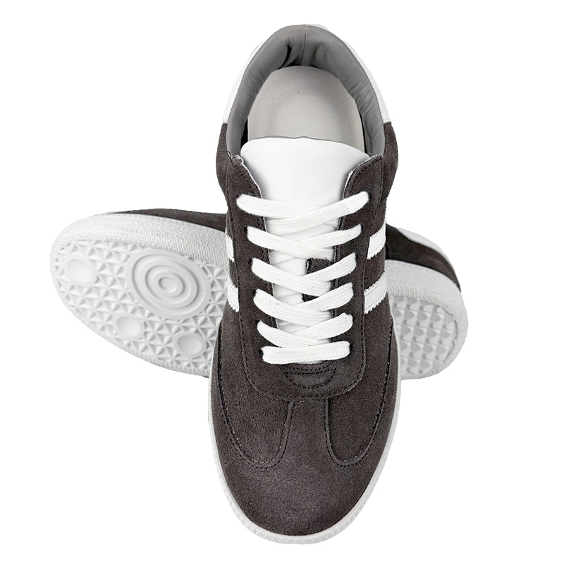 замшевые кеды серые 8009-6 Кеды женские замшевые 8009-6