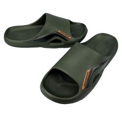 Шлепанцы мужские Dago зеленые 1311-3